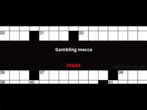 mecca casino|casino mecca Crossword Clue .